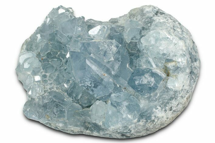 Sparkling Celestine (Celestite) Crystal Cluster - Madagascar #354456